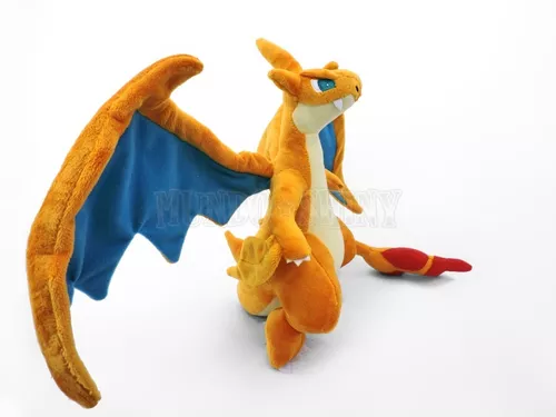 Pelúcia Mega Charizard X Pokémon Center - Toy Store - Brinquedos