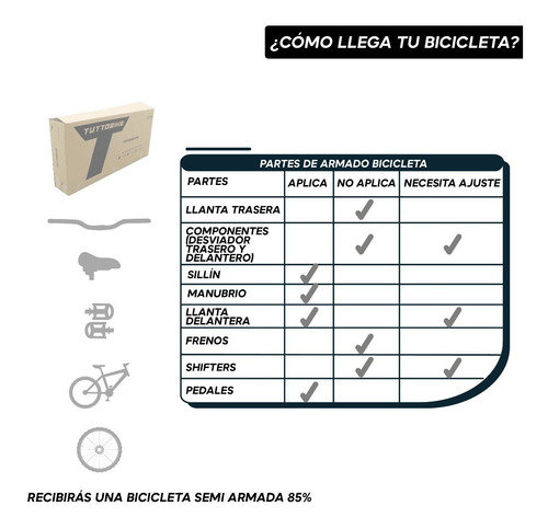 Imagen 5 de 9 de Bicicleta Urbana Aluminio Monk Crusier Rodada 26