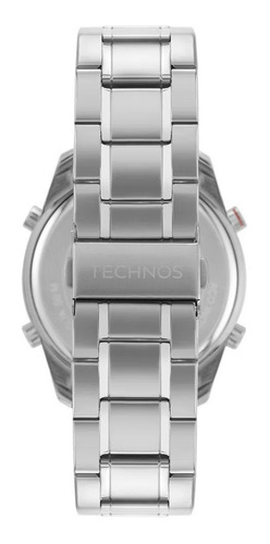 Imagem 3 de 3 de Relógio Technos Masculino Digital Prata Bj3589aa/1k