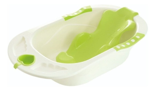Bañera Para Bebé +soporte Plástico Y Desagüe