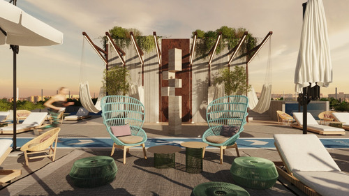 Penthouse En Mariano Escobedo, Miguel Hidalgo, Cdmx. Sky Bar Vm100
