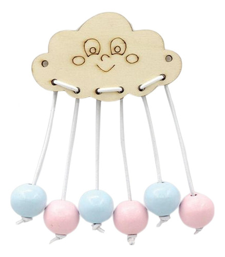 2 Accesorios De Tablero Ocupado Colgante Nublado Cara Cara