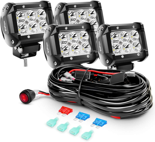 4 Unids 4 Pulgadas 18w Spot Barras De Luz Led Luces De ...