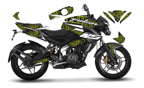 Calcomanías Para Moto Pulsar Ns 200 Ns Modelos Nuevos Ns Jgl