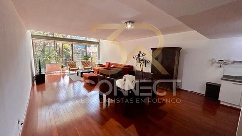 Departamento En Renta En Polanco 2r/2.5b/2e - Balcón - Amueblado - 257m2