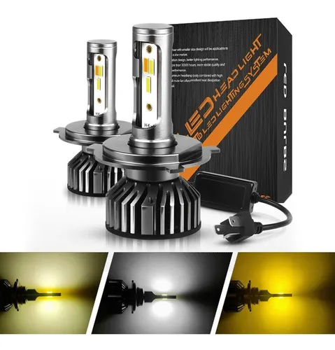 comprar Bombillos Led Zdatt Tricolor H4 55461518 20000 Lm 6500k