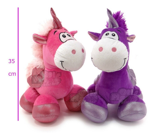 Unicornio De Peluche Con Alas Divino Agnes !!