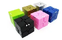 Comprar Fidget Toy Infinity Cube Infinity, antiestrés, autismo, estructura de colores, color azul