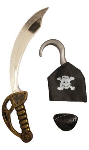 Set De Pirata Para Disfraz Halloween 