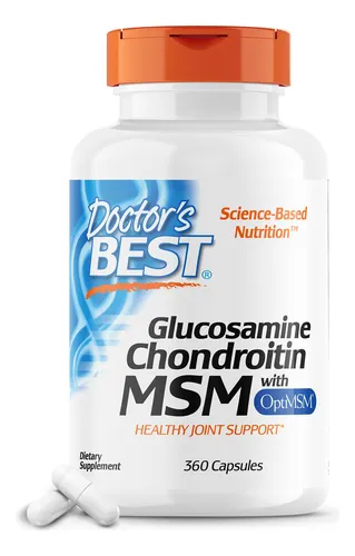 Suplemento Doctor's Best Glucosamina Y Condroitina Msm 360ct