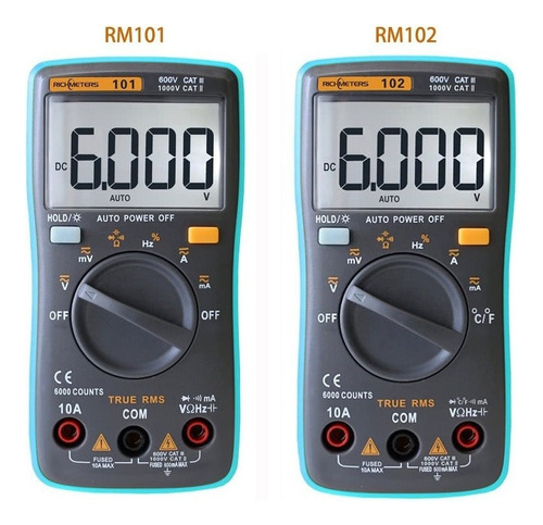 Richmeters Rm101 Multímetro Digital Rms True Rms #1