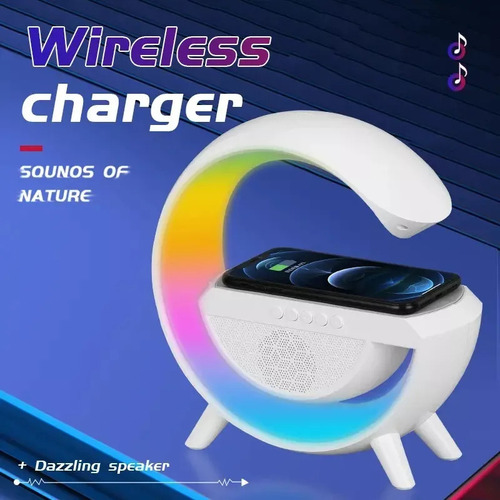 Lámpara De Mesa Con Bocina Bluetooth Inteligente Atmosphere