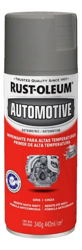 Pintura Imprimante Alta Temperatura Gris Rust Oleum