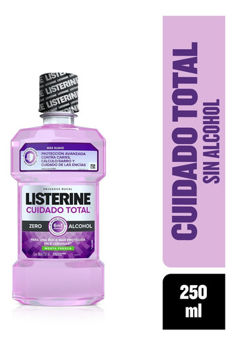 Listerine Cuidado Total Zeroalcohol enjuague bucal 250ml