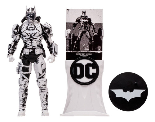 Mcfarlane Figura 7 Batman Hazmat Suit (line Art) Gold Label (Reacondicionado)
