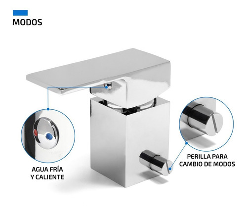 Imagen 4 de 8 de Griferia De Bidet Monocomando Para Baño Y Vanitory Lavatorio