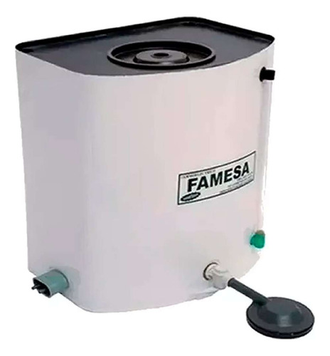 Imagen 1 de 6 de Calefon Enlozado Electrico Blanco 25 Lts Ducha Climatizacion
