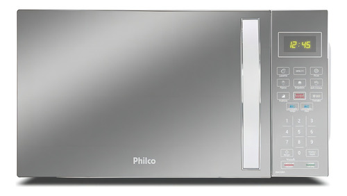 Philco Pmo28e Micro-ondas 25 Litros 1400w Branco E Espelhado