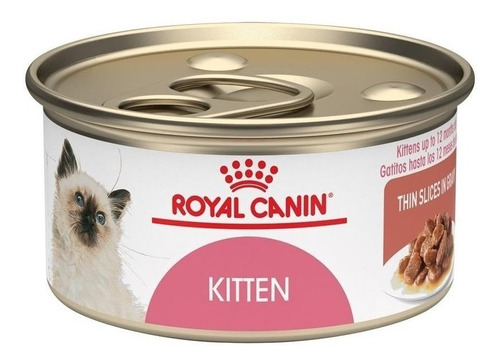 Alimento Royal Canin Feline Health Nutrition Kitten para gato de temprana edad sabor mix en lata de 3oz