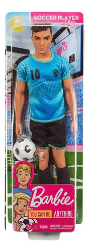 Barbie Ken Futbolista Soccer You Can Be Anything Mattel