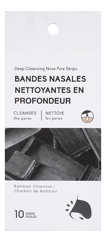 Miniso Bandas De Puntos Negros Carbón De Bambú  10 Piezas Color Negro