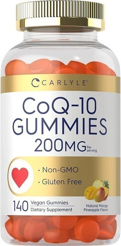 Carlyle | Coq10 | Coenzyme Q-10 | 200mg | 140 Gummies