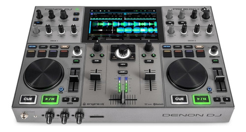 Denon Dj Controladora Prime Go + 110v/220v Cor Cinza 127/220v