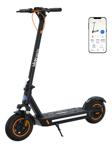 Scooter Eléctrico Hiboy Max Pro Máx. 35km/h 500w Color Negro