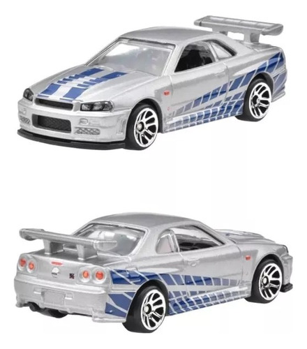 Hot Wheels 1:64 Rapidos Y Furiosos Silver Series Skyline Skyline Brian O Conner
