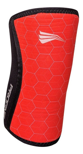 Joelheira Cross Neoprene 7mm - Progne Cor Vermelho Tamanho Gg