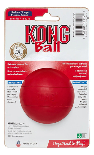 Kong Juguete Perro Pelota Ball Med-large Importado