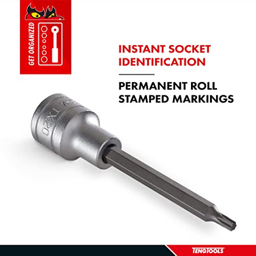 Socket Torx Tx 1/2 Pulgada 3.9 Pulgadas Extralarga Cromo Van