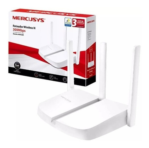 Router Mw305r 300mbps 3 Antenas Mercusys