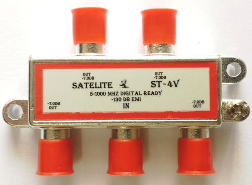 St-4v Spliter Rf 1x4 / 5..1000mhz / 7db   