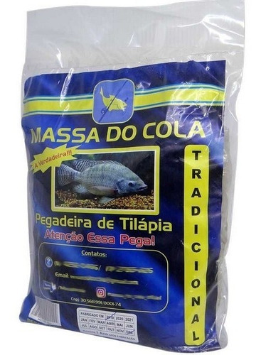 Massa Do Cola - Pegadeira Tilapia - Tradicional - 3pct