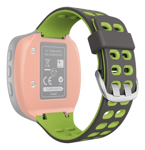 Para Correa De Reloj De Silicona Garmin Forerunner 310xt