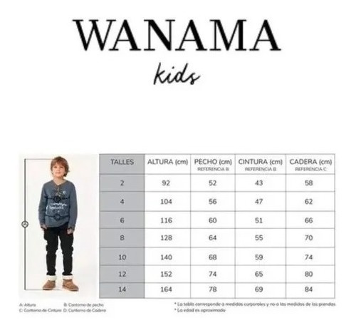 Imagen 4 de 4 de Leggin Tete Wanama Kids Para Niña Corte Amplio