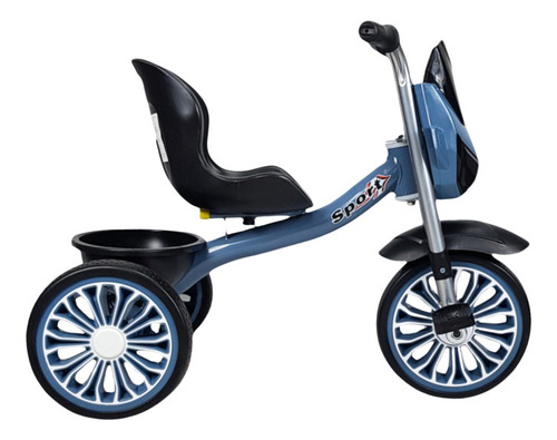Triciclo Para Niños Diseño Mazinger Con Luz Y Sonido Color Azul
