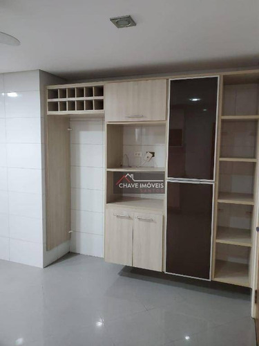 Imagem 14 de 30 de Apartamento Com 3 Dormitórios, 2 Suítes, 2 Vagas, À Venda, 175 M² Por R$ 718.000 - Ponta Da Praia - Santos/sp - Ap2960