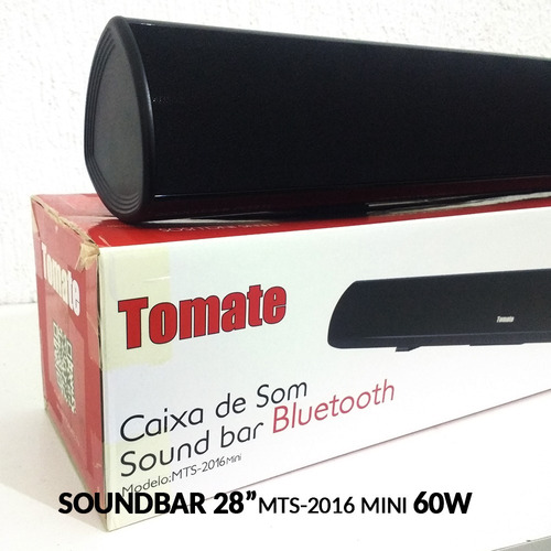 Dot Tranquility Lean Caixa Som Soundbar Tomate Bluetooth Mts-2016 Mini 28 Pol 60w | OTIMOS  PRODUTOS