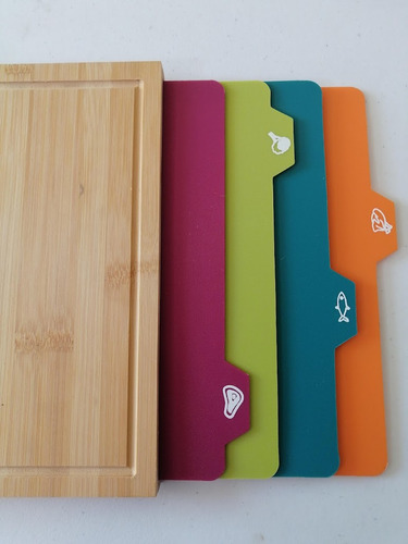 Tablas Multicolor Para Picar Con Base Crown Baccara