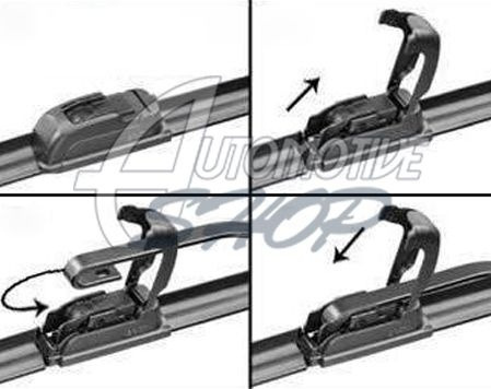Limpador Palheta Chuva Parabrisa Silicone Universal Tras 15