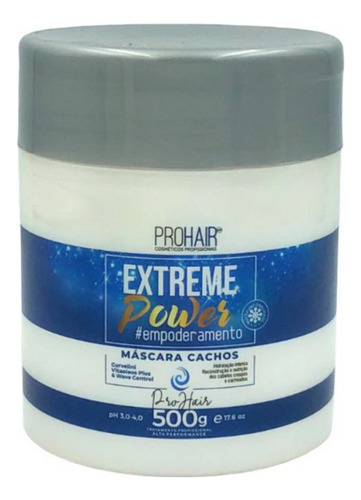 Prohair Máscara De Tratamento Para Cachos 500g Extreme Power