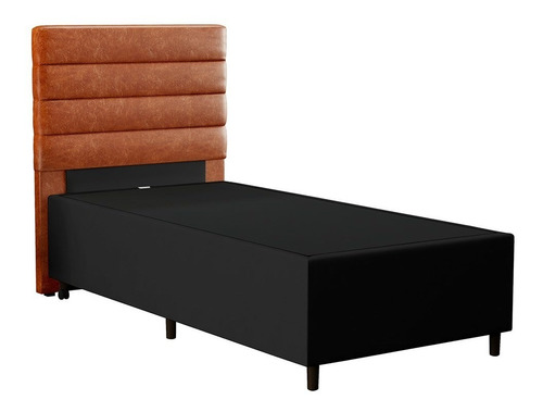 Cabeceira Com Base Para Cama Box Solteiro 88x188cm Hit Id5 C