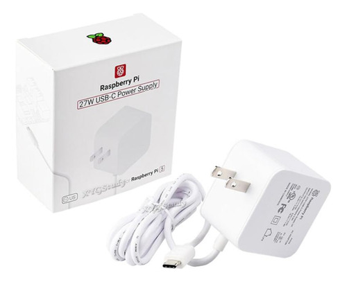 Fuente De Alimentacion Usb Tipo C Oficial De 27 W Para Raspb