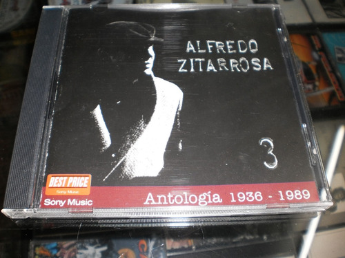 Alfredo Zitarrosa 3 Antologia - 1936- 1989 Cd - Excelente 