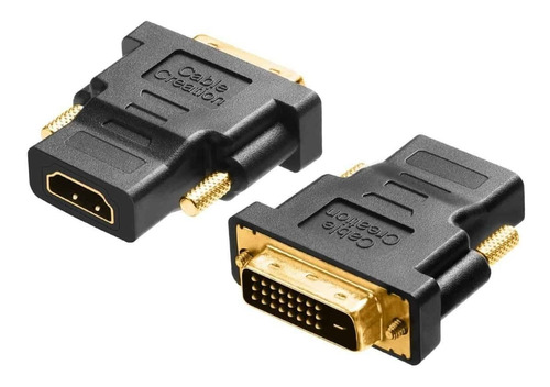 Adaptador Dvi-d Single Macho A Hdmi Hembra Fullhd Tv Monitor