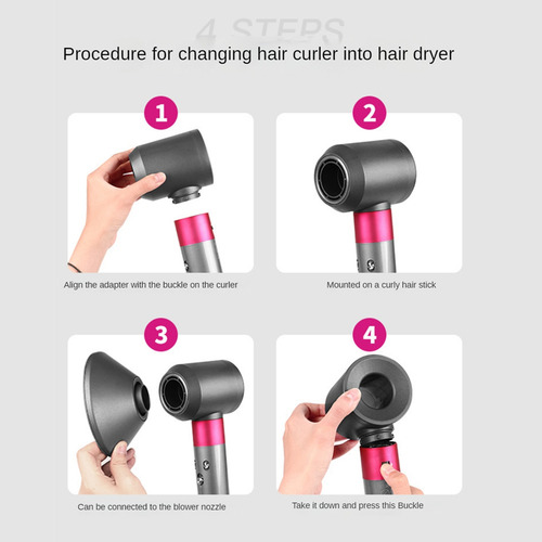Para Accesorios Difusores Airwrap Para Rizador Conv