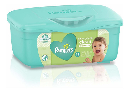 Imagen 1 de 1 de Toallitas Pampers 72 Rn Unscented Box - Bebes Y Niños