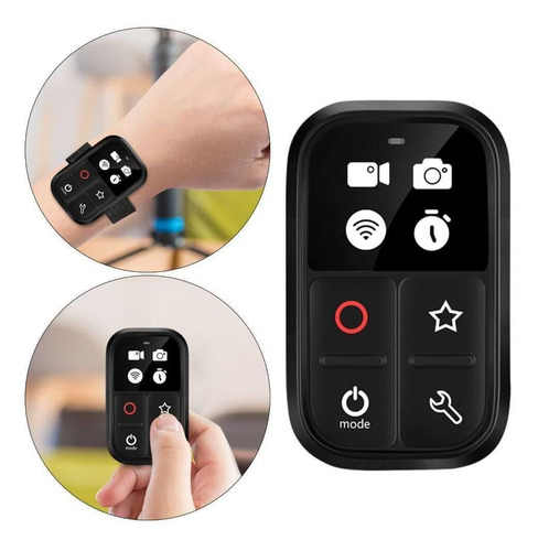 Controle Remoto Com Lcd Gopro Hero 8,9,10 E Max - Telesin
